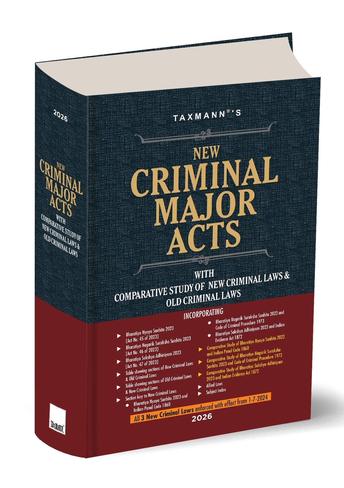 Criminal Major Acts Taxmann(BNSS,BNs and BSA)2026
