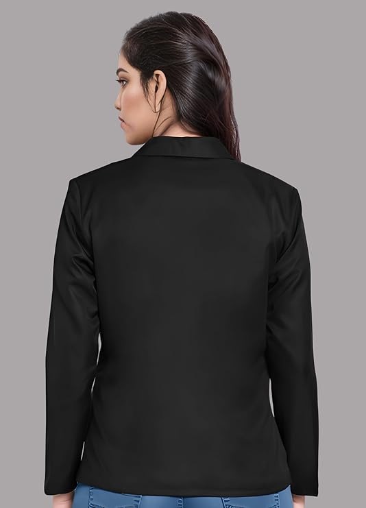 Smart Casual Blazer for Regular Fit Stylish Blazer for Women-Sleev-21 chest-35 Length-24 Shoul-15