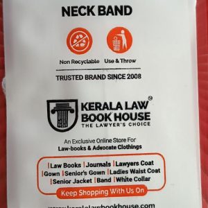 Lawyers Neck Band Rigid type.3 pcs