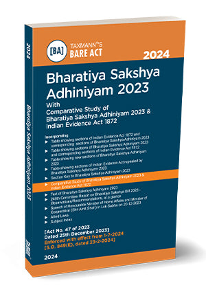 Bharatiya Sakshya Adhiniyam 2023 Bare Acts