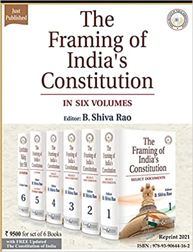 Framing of India's Constitution (Set of 6 Books) (Reprint) with FREE Updated Bare Act