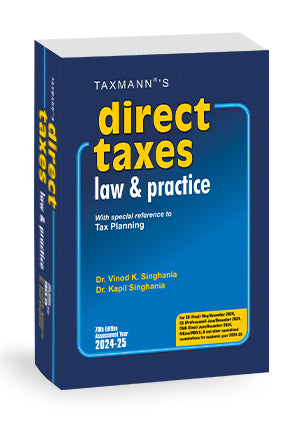 Direct Taxes Law & Practice with Special Reference to Tax Planning