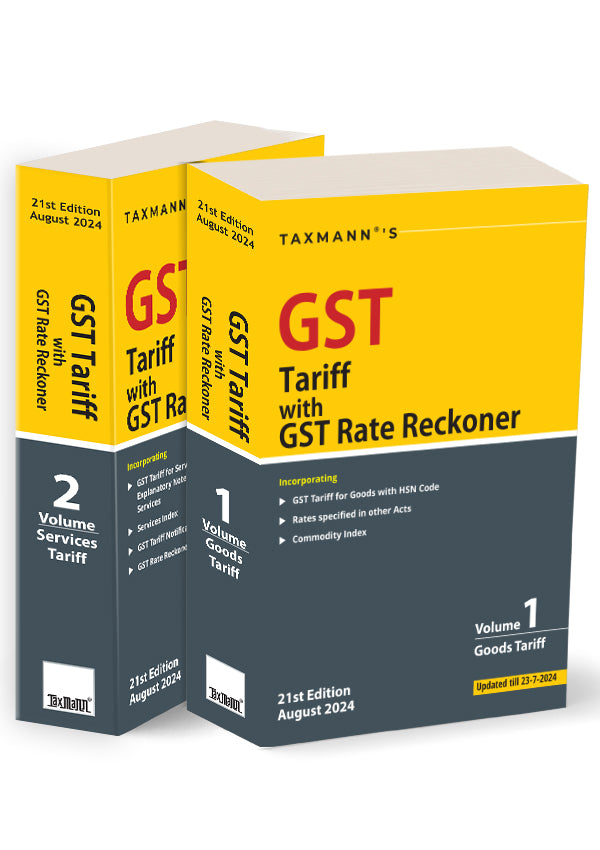 GST Tariff with GST Rate Reckoner