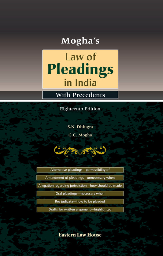 Mogha's Law of Pleadings in India (With Precedents)