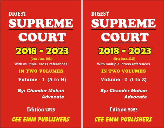 Digest on Supreme Court 2018-2023(2 vol)