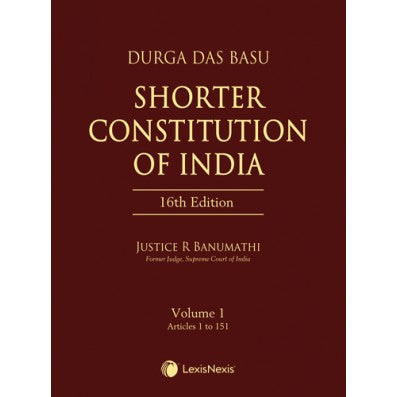 Shorter Constitution of India Author : D D Basu