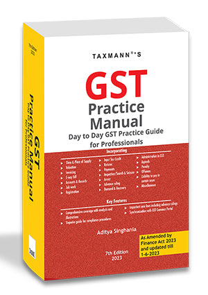 GST Practice Manual Aditya Singhania