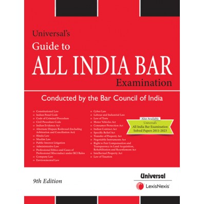 Guide to All India Bar Examination AUTHOR : Universal's