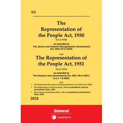 Representation of the People Act, 1950 and The Representation of the People Act, 1951 along with allied Act & Rules