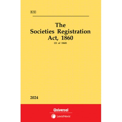 Societies Registration Act, 1860 with State Amendments