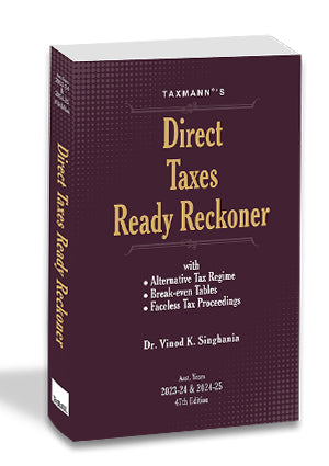Direct Taxes Ready Reckoner Vinod K. Singhania