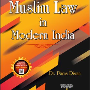 Muslim Law in Modern India – Paras Diwan