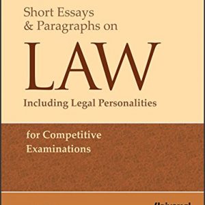 Short Essays and Paragraph on Law including Legal Personalities