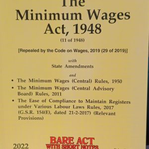 The Minimum wages Act, 1948
