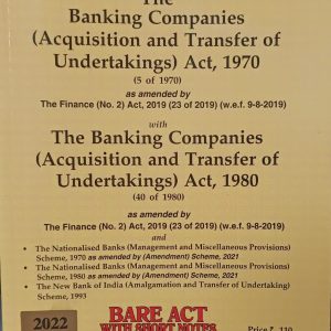 The Banking Companies (Acquisition and Transfer of Undertakings) Act,1970