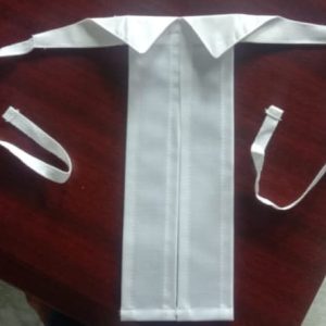 Ladies Collar With Band Tie knot cotton100%