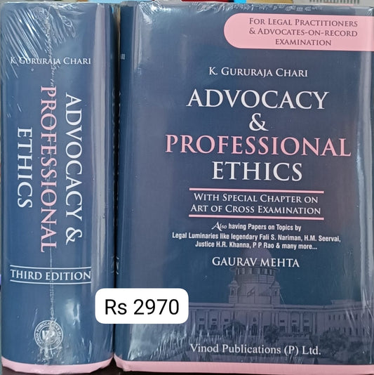 K. Gururaja Chari Advocacy & Professional Ethics by Gaurav Меhtа-3rd Edition 2024-Vinod Publications