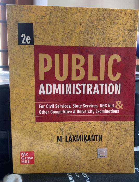 Public Administration M.Laxmikanth