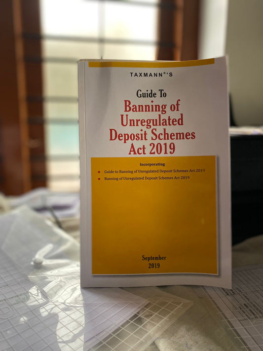 Guide To Banning of Unregulated Deposit Schemes Act 2019