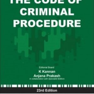 Ratanlal and Dhirajlal’s The Code of Criminal Procedure 23rd Edition (Paperback)