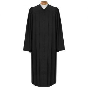 Judges special Gown jet black spun imported