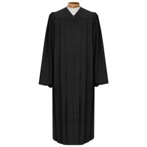 Judges special Gown jet black spun imported(Indonesia )